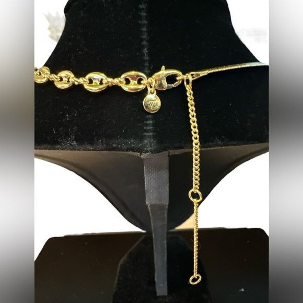 Madewell Necklace Womens 15-18 in Gold Plated Mixed Chain Dressy Fashion Jewelry - Picture 6 of 7